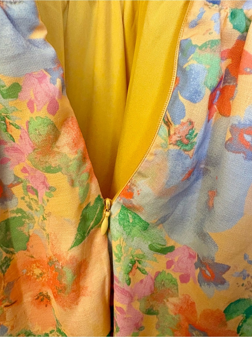 Dee Elly Bright Yellow Floral Dress - Picture 5 of 6